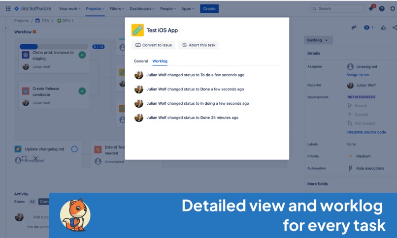 FlowDingo – Issue workflow visualisation for Jira Cloud  – screenshot 6