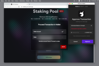 OXS Timelock Staking App