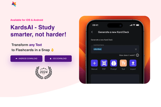 KardsAI - Instant Flashcards Mobile App