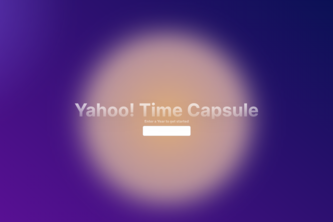 Yahoo! Time Capsule